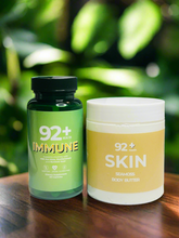 Load image into Gallery viewer, Discover the 92+ Immune + Skin Bundle, featuring sea moss-infused Body Butter and Women's Health Capsules for wellness and glowing skin. Embrace natural vitality.