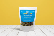 Load image into Gallery viewer, 92+ Lung Tea Lung Detox herbal blend for respiratory health and clear breathing in resealable pouch