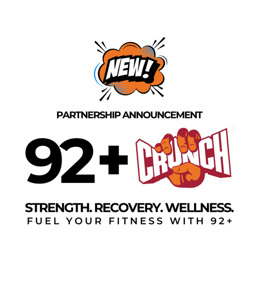 92+ Health Is Now Partnered with Crunch Fitness!