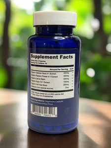 92+ Sleep Support capsules blend organic Valerian Root, Passion Flower, Hops, Lemon Balm, and Irish Sea Moss for restful sleep. Achieve restorative rest naturally.