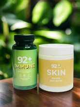 Load image into Gallery viewer, Discover the 92+ Immune + Skin Bundle, featuring sea moss-infused Body Butter and Women&#39;s Health Capsules for wellness and glowing skin. Embrace natural vitality.
