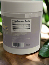 Load image into Gallery viewer, Container of 92+ Zeolite supplement powder showing supplement facts and product information label.
