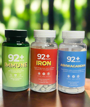 Load image into Gallery viewer, Boost your energy and vitality with the 92+ Iron Health Bundle. Combat iron deficiencies naturally, improve iron levels, and experience balanced wellness every day.
