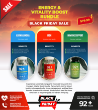 Load image into Gallery viewer, Boost your energy and vitality with the 92+ Iron Health Bundle. Combat iron deficiencies naturally, improve iron levels, and experience balanced wellness every day.
