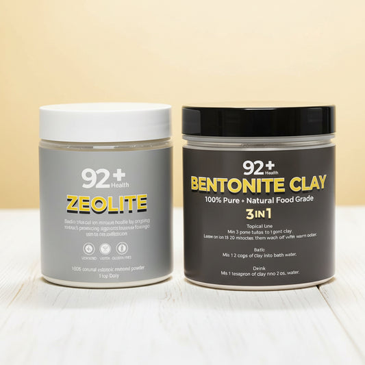 3-Step Gut Cleanse System with Zeolite, Bentonite Clay, and Gut Revive supplements for digestive health and detox