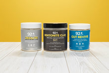 Load image into Gallery viewer, 3-Step Gut Cleanse System with Zeolite, Bentonite Clay, and Gut Revive supplements for digestive health and detox
